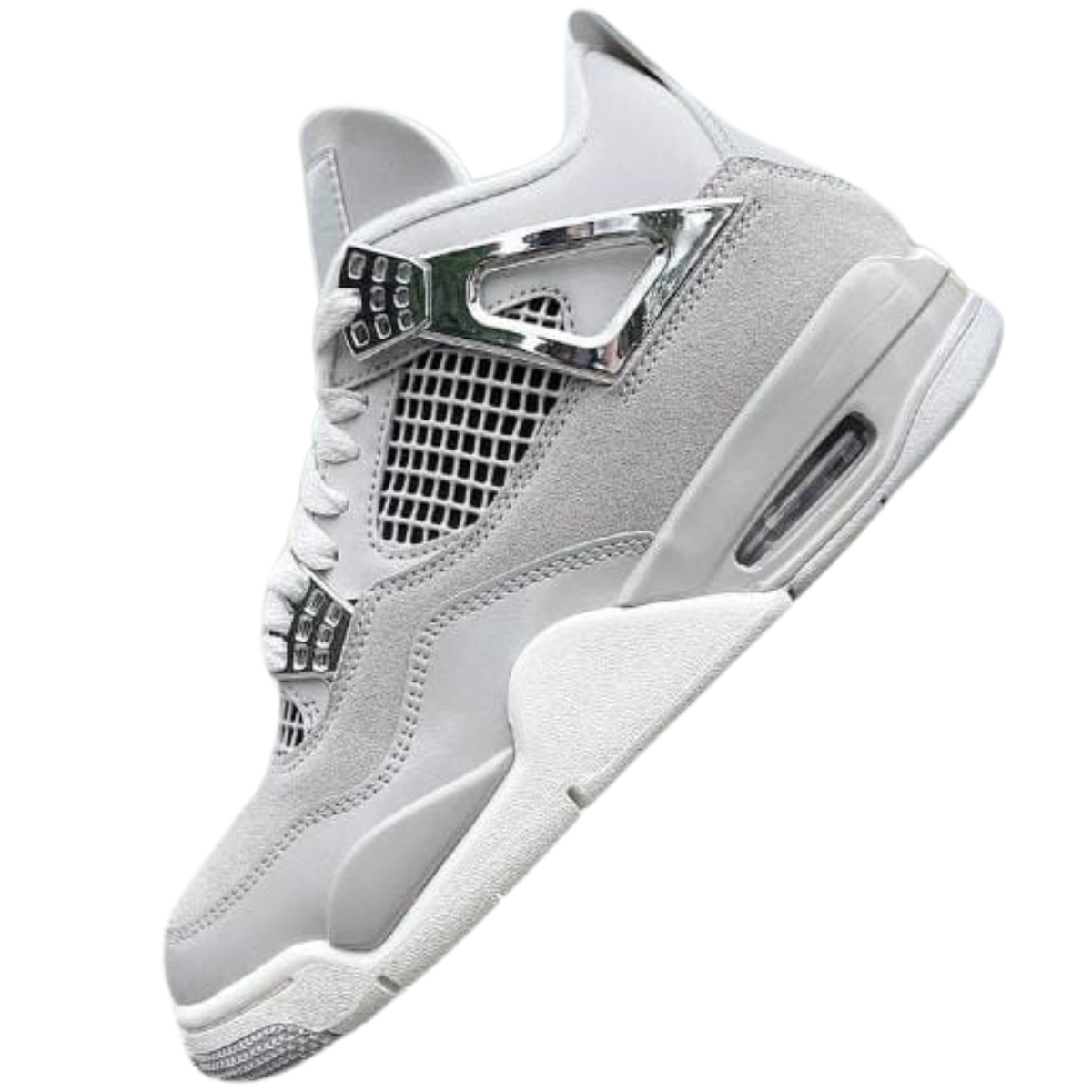 Comprar Zapatillas Nike Jordan Retro 4 Mujer. ¿Estás buscando dónde comprar Zapatillas Nike Jordan Retro 4 Mujer? En Onlineshoppingcenterg, tenemos la colección perfecta para que disfrutes de la icónica Jordan Retro 4 en su máxima expresión. Este modelo no solo es una pieza de moda, sino también un calzado que ofrece calidad, comodidad y estilo únicos. A continuación, te contamos por qué las Jordan Retro 4 Mujer son una excelente elección y cómo encontrar el modelo perfecto para ti.  ¿Por Qué Comprar Zapatillas Nike Jordan Retro 4 Mujer? Las Jordan Retro 4 combinan diseño, durabilidad y confort. Son ideales para actividades diarias y también para quienes buscan un estilo urbano y actual. Su estructura de alta calidad, con materiales como el cuero y malla, hace que sean un calzado resistente y con estilo. Además, cuentan con un sistema de amortiguación Air Jordan 4 Retro AJ4, ofreciendo soporte y comodidad en cada paso.  Modelos Populares de Jordan Retro 4 Algunos de los modelos más buscados incluyen:  Jordan Retro 4 Black Cat: De diseño completamente negro, es perfecto para un estilo versátil. Jordan Retro 4 Thunder: Con colores impactantes que destacan en cualquier lugar. Jordan 4 Pure Money: Ideal para quienes buscan un toque exclusivo y llamativo. Cada modelo tiene su propio carácter, permitiéndote elegir el que mejor se adapte a tu personalidad y preferencias de estilo.  Características Principales de las Zapatillas Nike Jordan Retro 4 Mujer 1. Diseño Atemporal y Robusto El diseño de las Jordan Air 4 Retro destaca por su estructura robusta y sus materiales de primera calidad. Combinan cuero y paneles de malla que les dan una estética única y moderna, ideal tanto para atuendos deportivos como casuales.